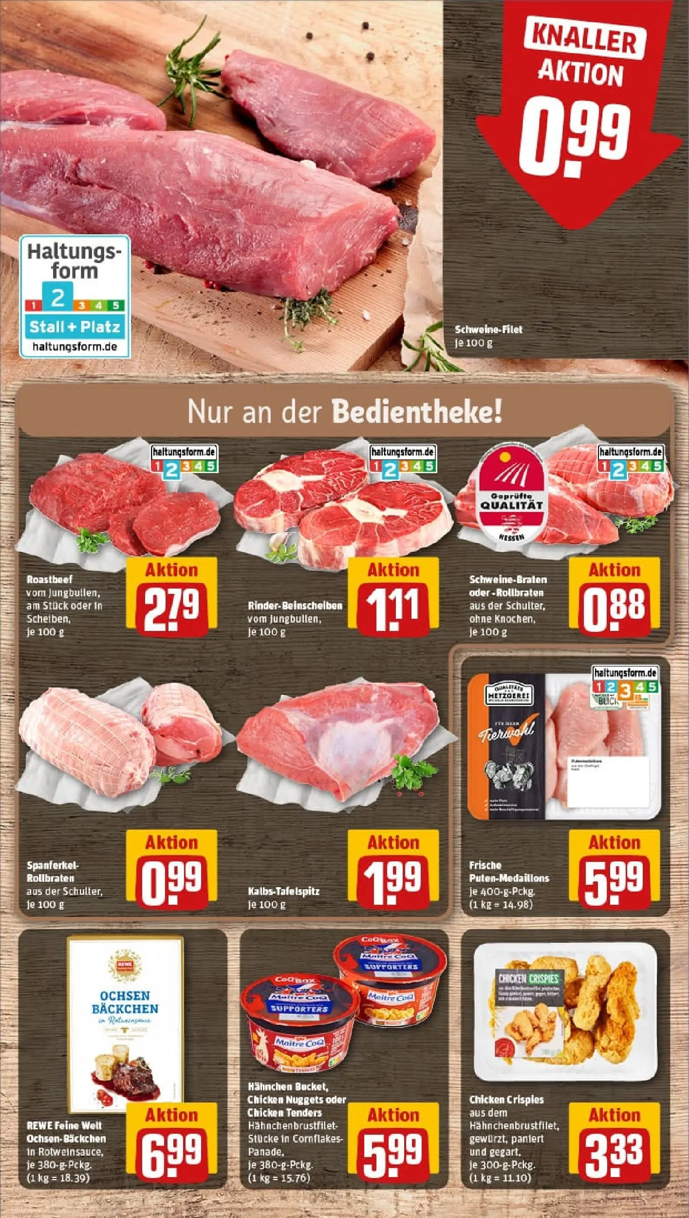 REWE Prospekt ab 19.10.2025 zum Blättern » Angebote | Seite: 10 | Produkte: Cola, Box, Roastbeef, Schweinefilet