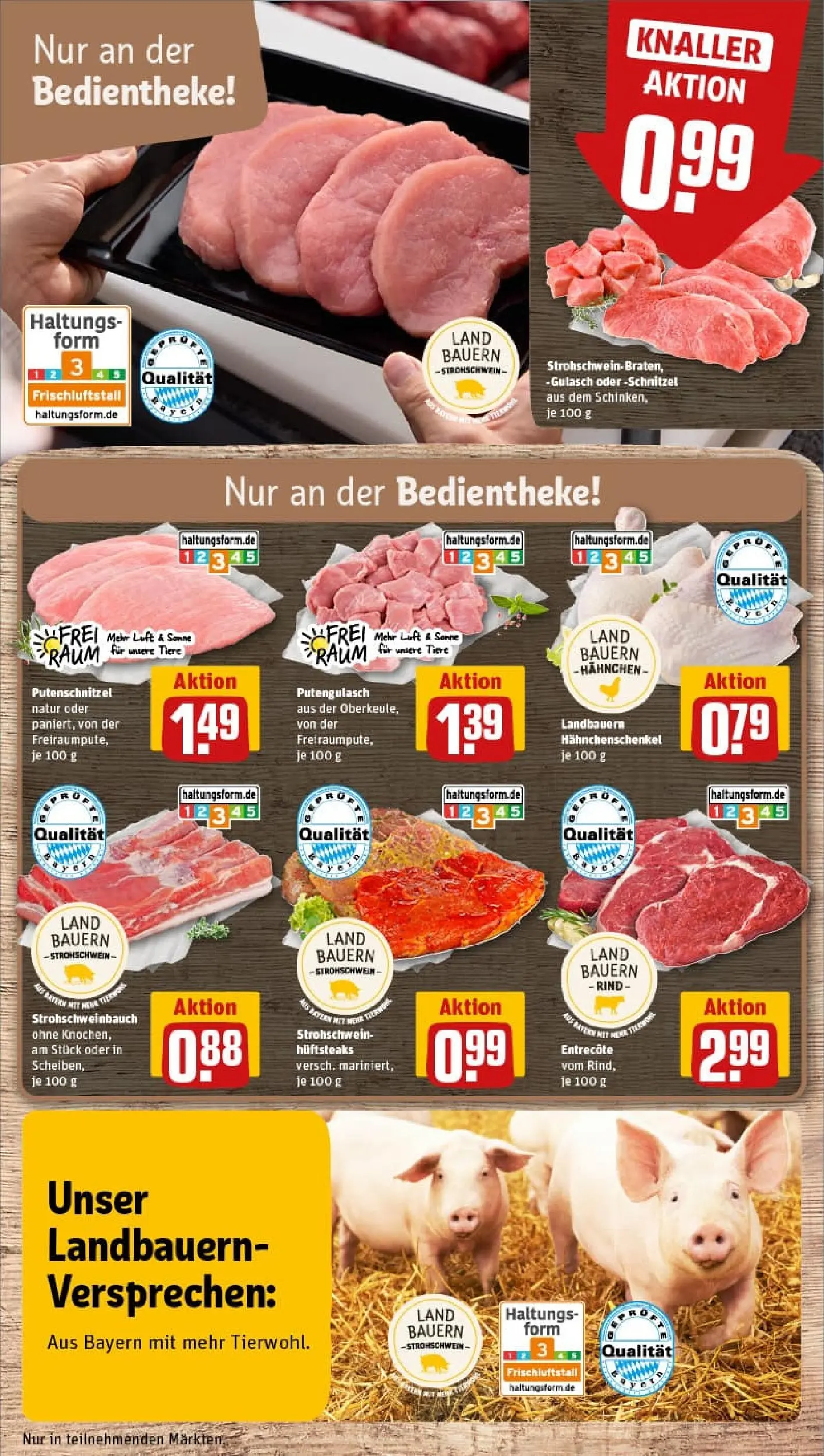 REWE Prospekt ab 19.10.2025 zum Blättern » Angebote | Seite: 12 | Produkte: Hahnchen, Hahnchenschenkel, Schnitzel, Putenschnitzel