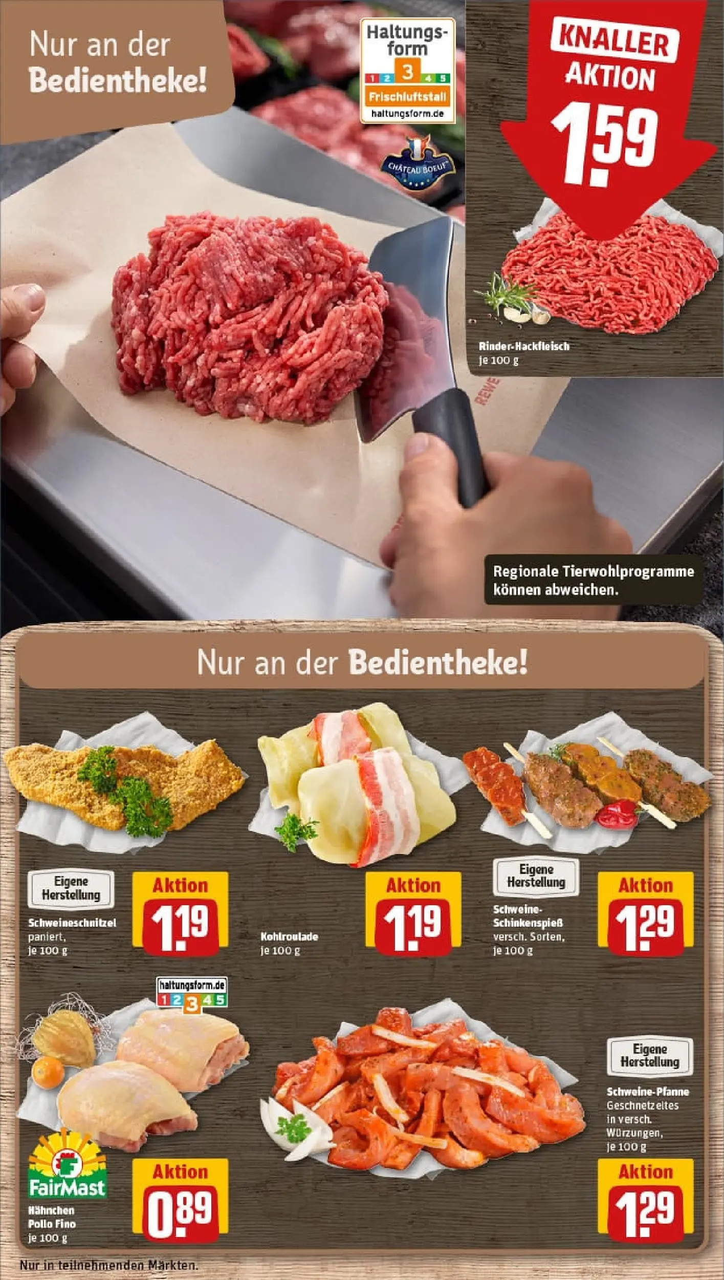 REWE Prospekt ab 19.10.2025 zum Blättern » Angebote | Seite: 12 | Produkte: Hahnchen, Hackfleisch