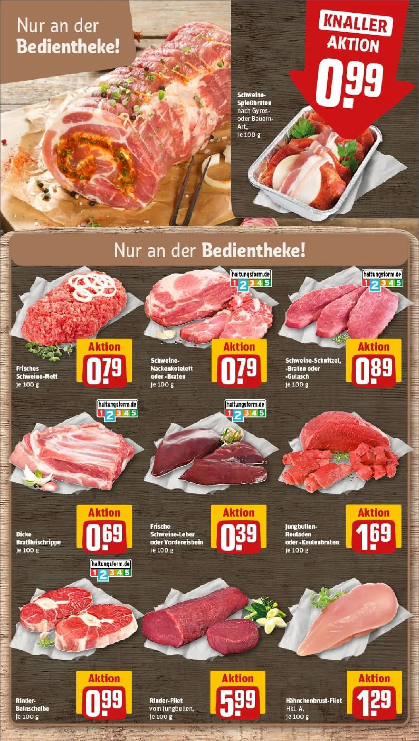 REWE Prospekt ab 19.10.2025 zum Blättern » Angebote | Seite: 10 | Produkte: Rinderfilet, Gyros, Gulasch