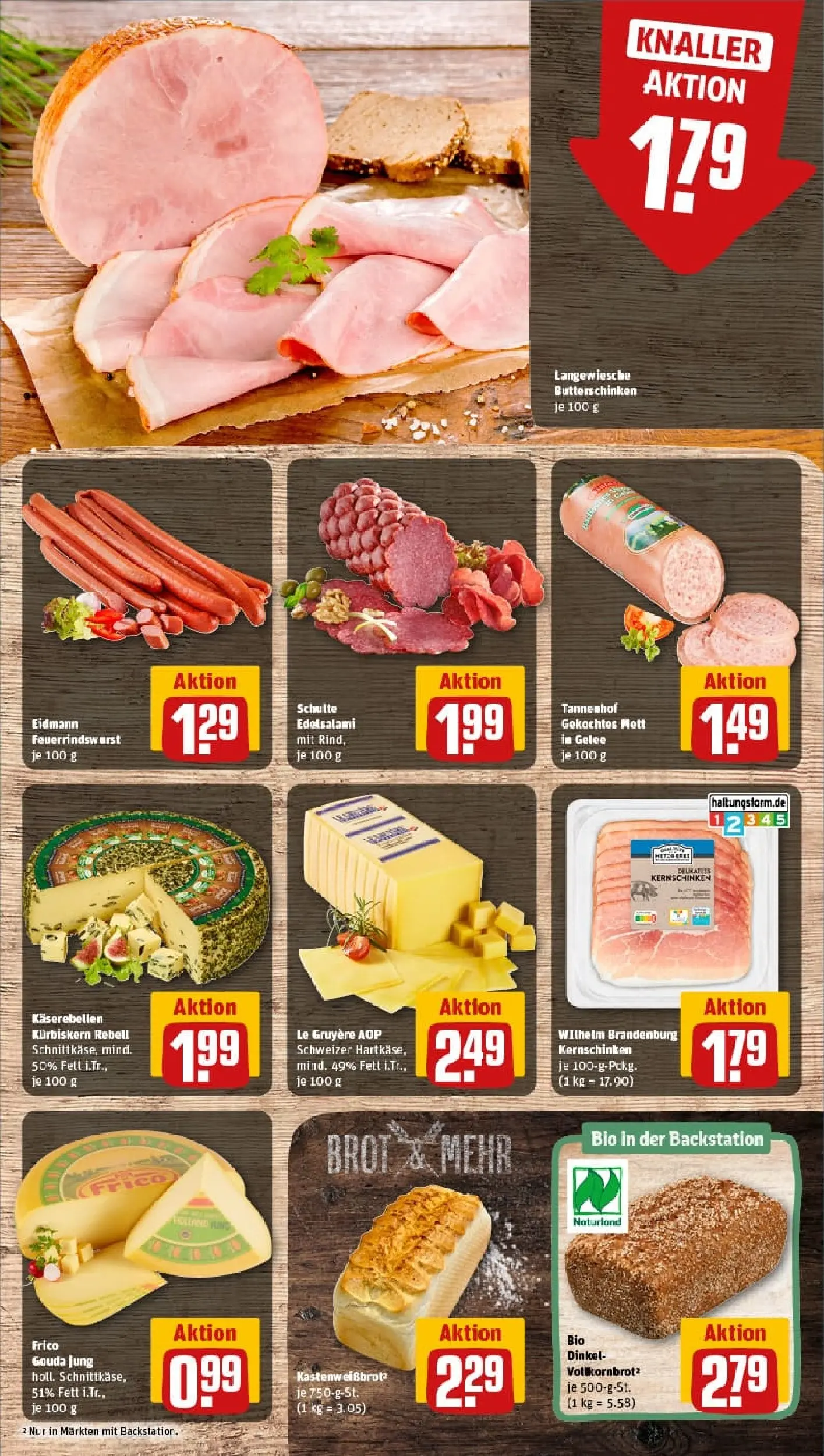 REWE Prospekt ab 19.10.2025 zum Blättern » Angebote | Seite: 11 | Produkte: Gouda, Brot