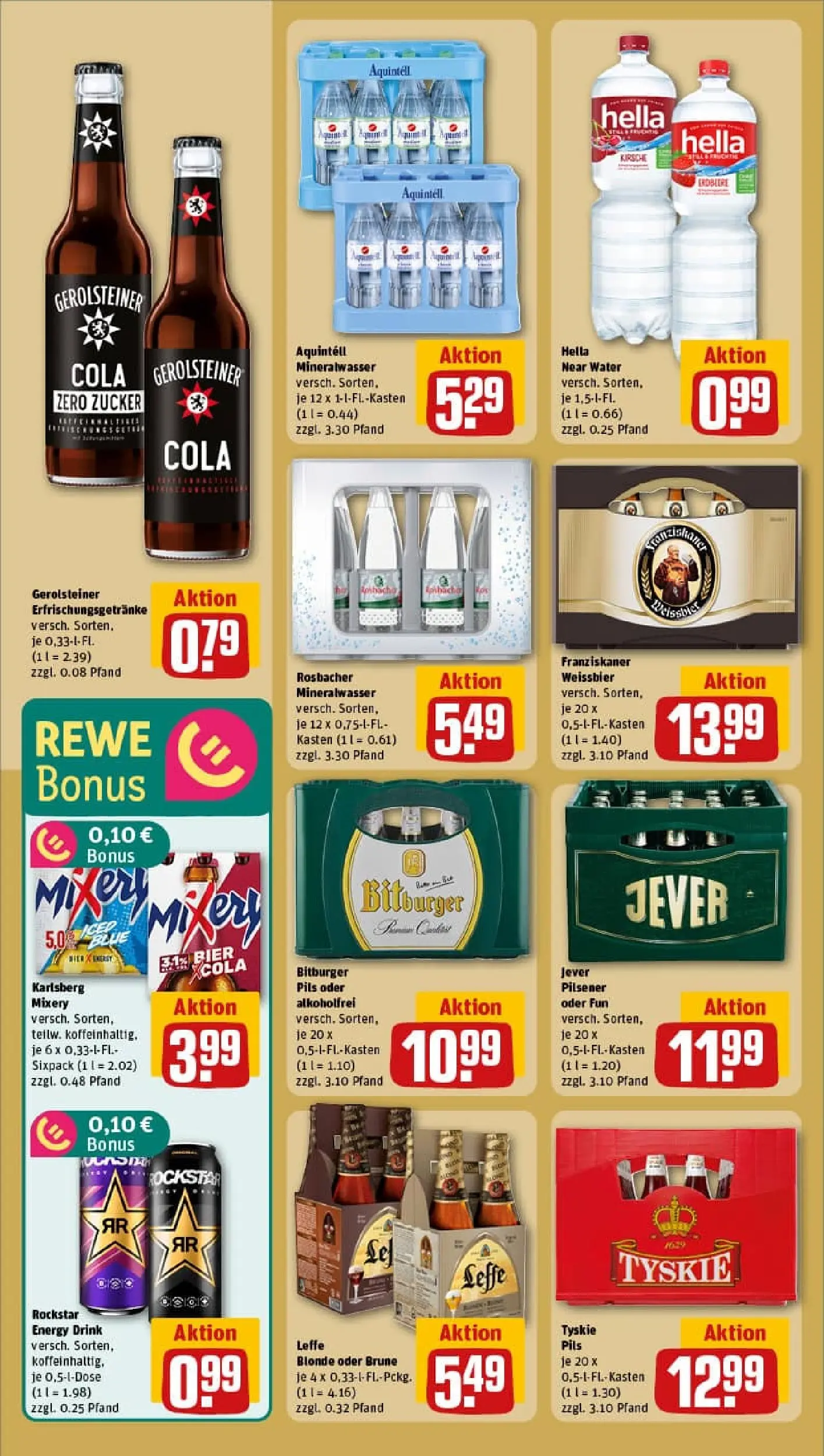 REWE Prospekt ab 19.10.2025 zum Blättern » Angebote | Seite: 18 | Produkte: Energy, Hella, Jever, Mixery