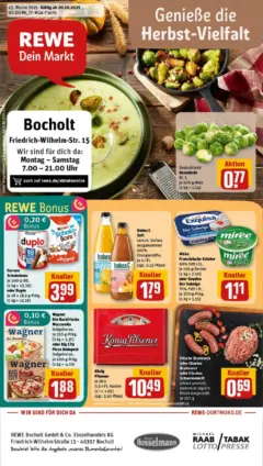 Rewe prospekt Bocholt	 ab 19.10.2025 gültig
