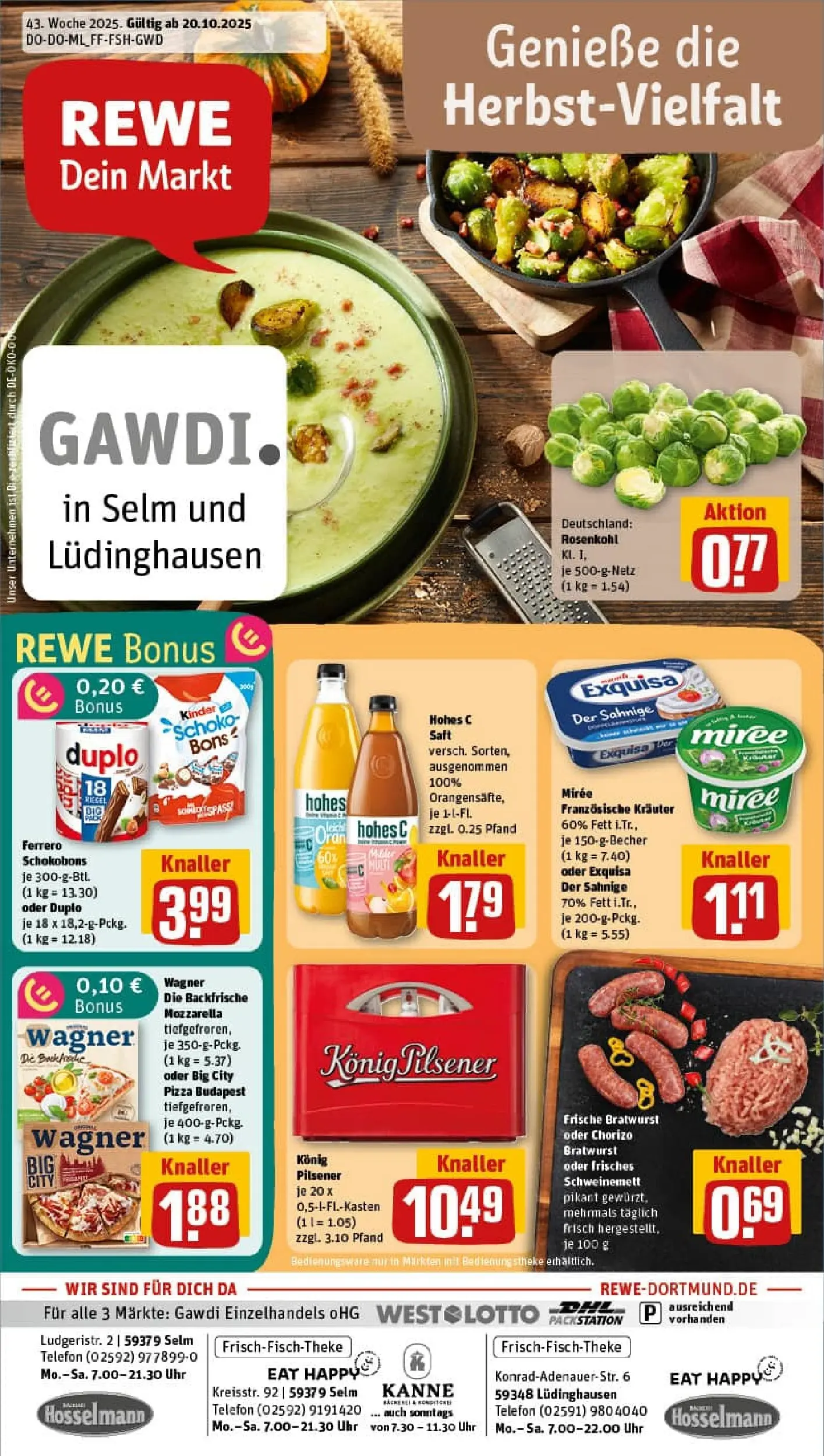 REWE Prospekt ab 19.10.2025 zum Blättern » Angebote | Seite: 4
