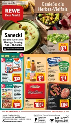 Rewe prospekt Dortmund	 ab 20.10.2025 gültig
