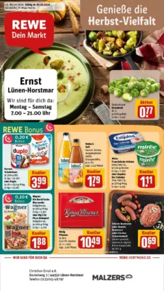 Rewe prospekt Lünen	 ab 19.10.2025 gültig
