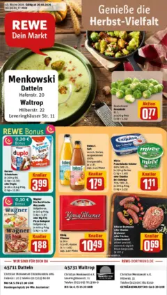 Rewe prospekt Datteln	 ab 19.10.2025 gültig