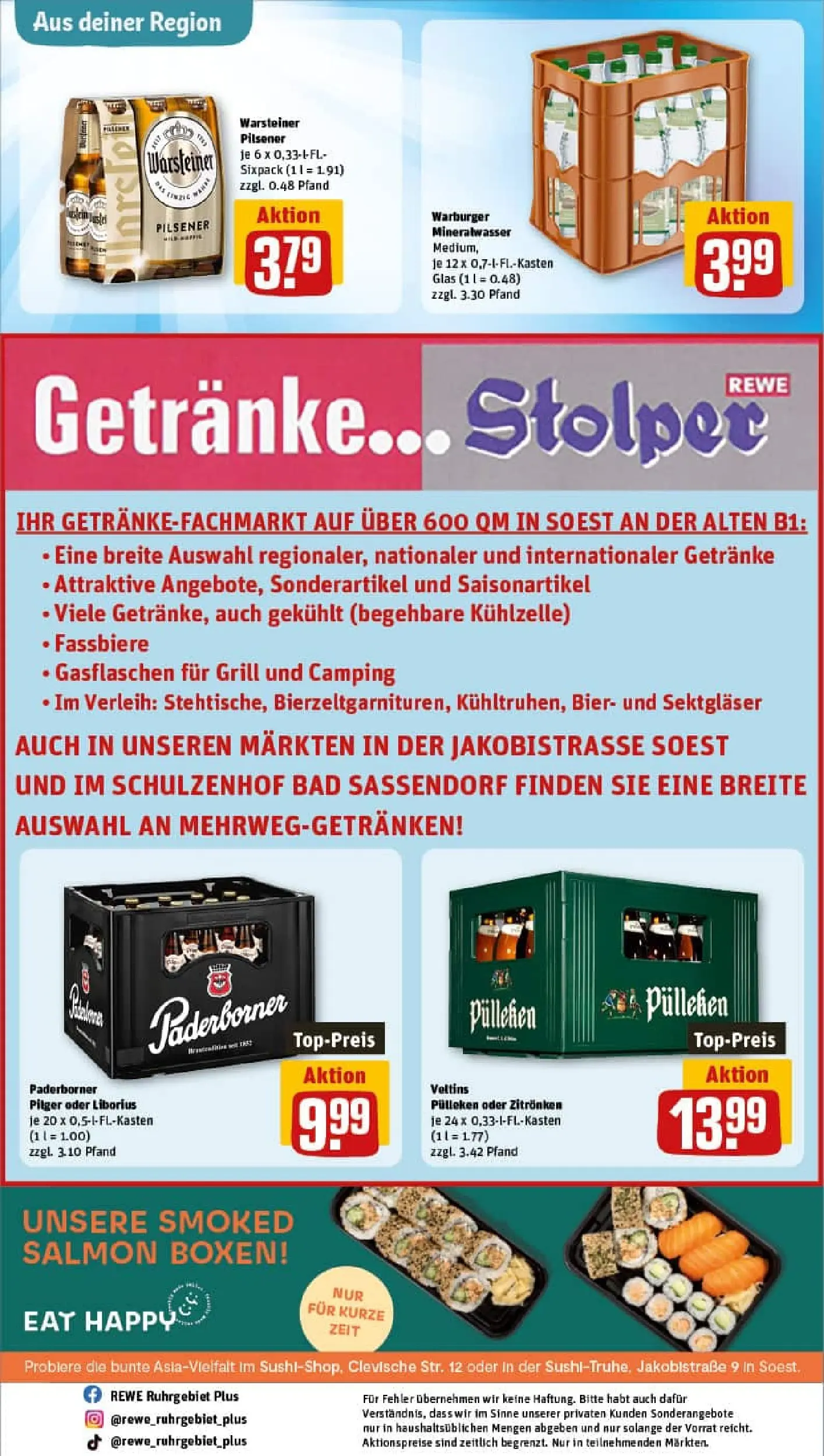 REWE Prospekt ab 19.10.2025 zum Blättern » Angebote | Seite: 32 | Produkte: Grill, Bier, Box, Veltins