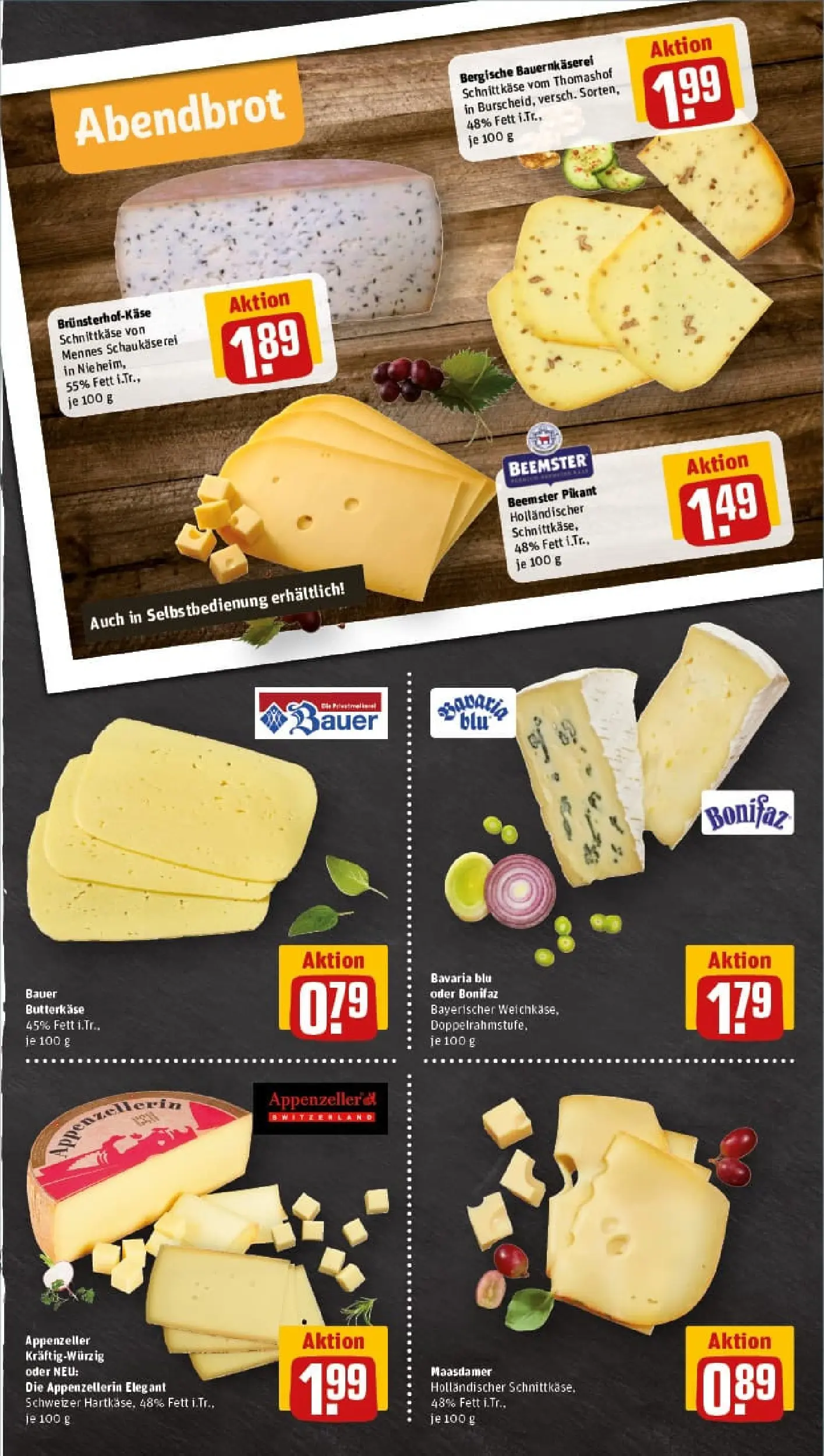 REWE Prospekt ab 19.10.2025 zum Blättern » Angebote | Seite: 11 | Produkte: Käse