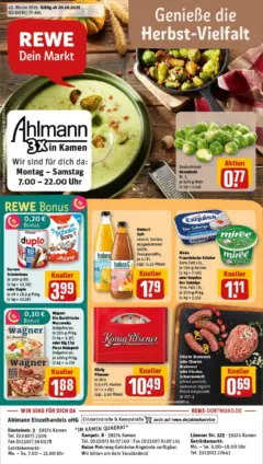 Rewe prospekt Kamen	 ab 19.10.2025 gültig
