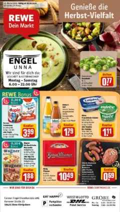 Rewe prospekt Unna	 ab 19.10.2025 gültig