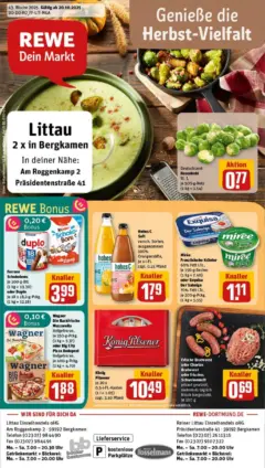 Rewe prospekt Bergkamen	 ab 19.10.2025 gültig