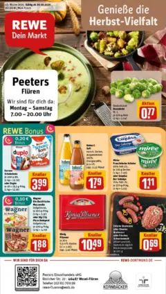 Rewe prospekt Wesel	 ab 19.10.2025 gültig