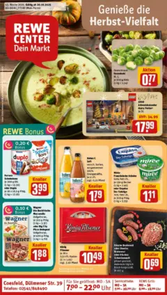 Rewe prospekt Coesfeld	 ab 19.10.2025 gültig