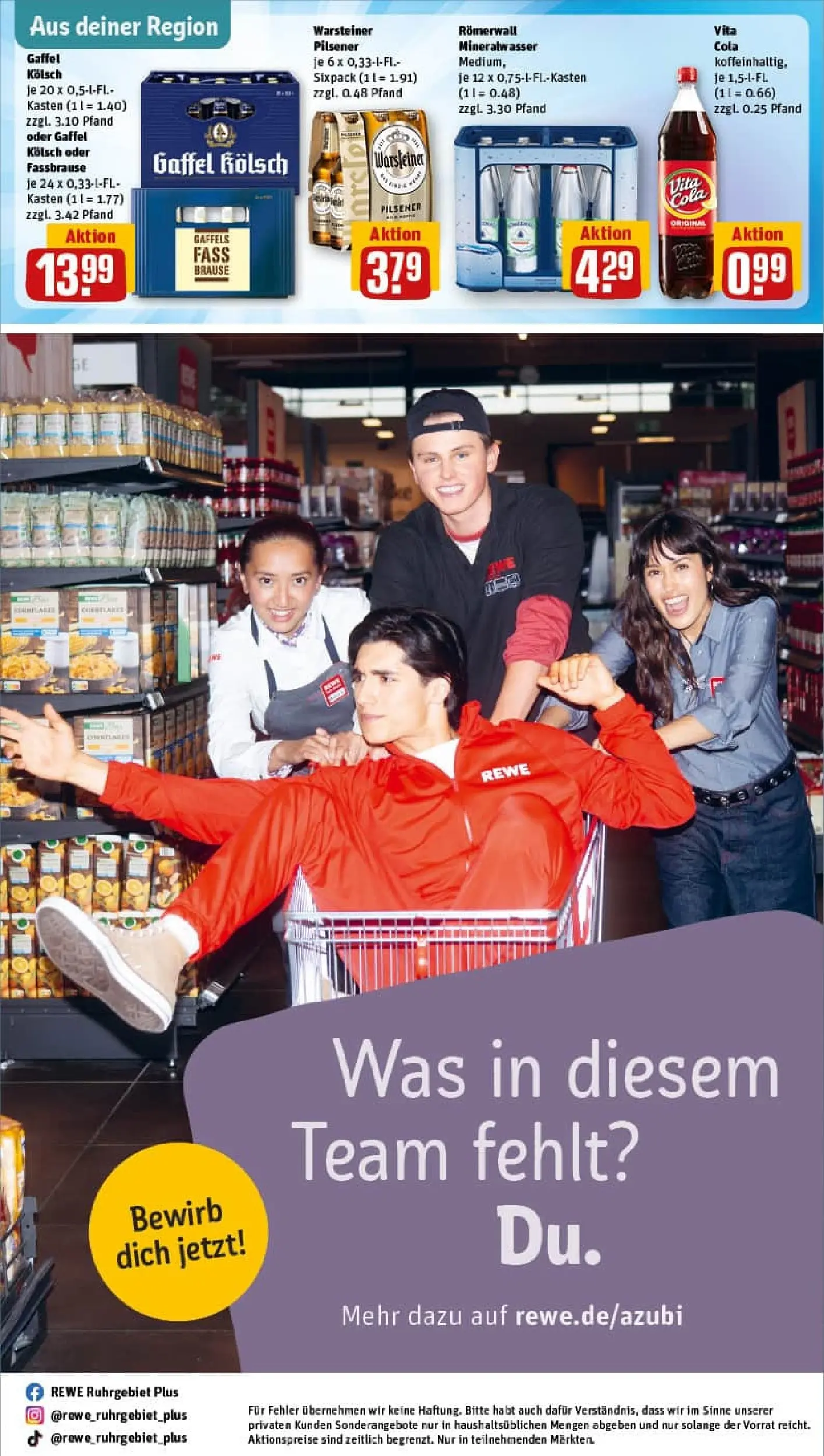 REWE Prospekt ab 19.10.2025 zum Blättern » Angebote | Seite: 39