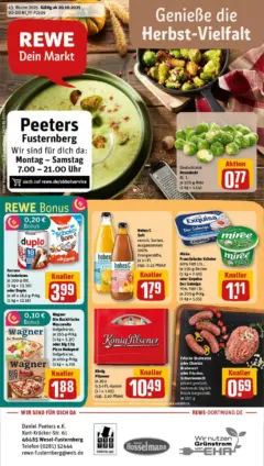 Rewe prospekt Wesel	 ab 19.10.2025 gültig