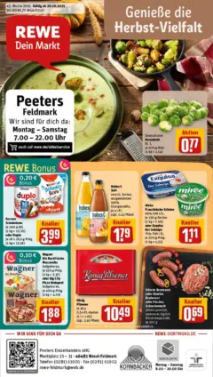 Rewe prospekt Wesel	 ab 19.10.2025 gültig