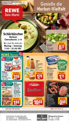 Rewe prospekt Beckum	 ab 19.10.2025 gültig