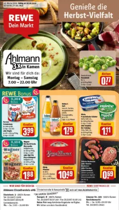 Rewe prospekt Kamen	 ab 19.10.2025 gültig