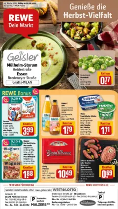Rewe prospekt Mülheim An Der Ruhr	 ab 19.10.2025 gültig