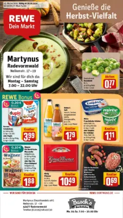Rewe prospekt Radevormwald	 ab 19.10.2025 gültig
