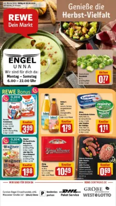 Rewe prospekt Unna	 ab 19.10.2025 gültig