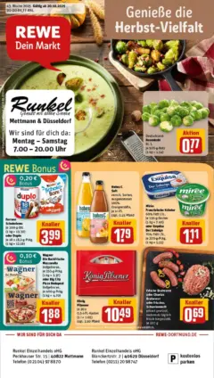 Rewe prospekt Mettmann	 ab 19.10.2025 gültig