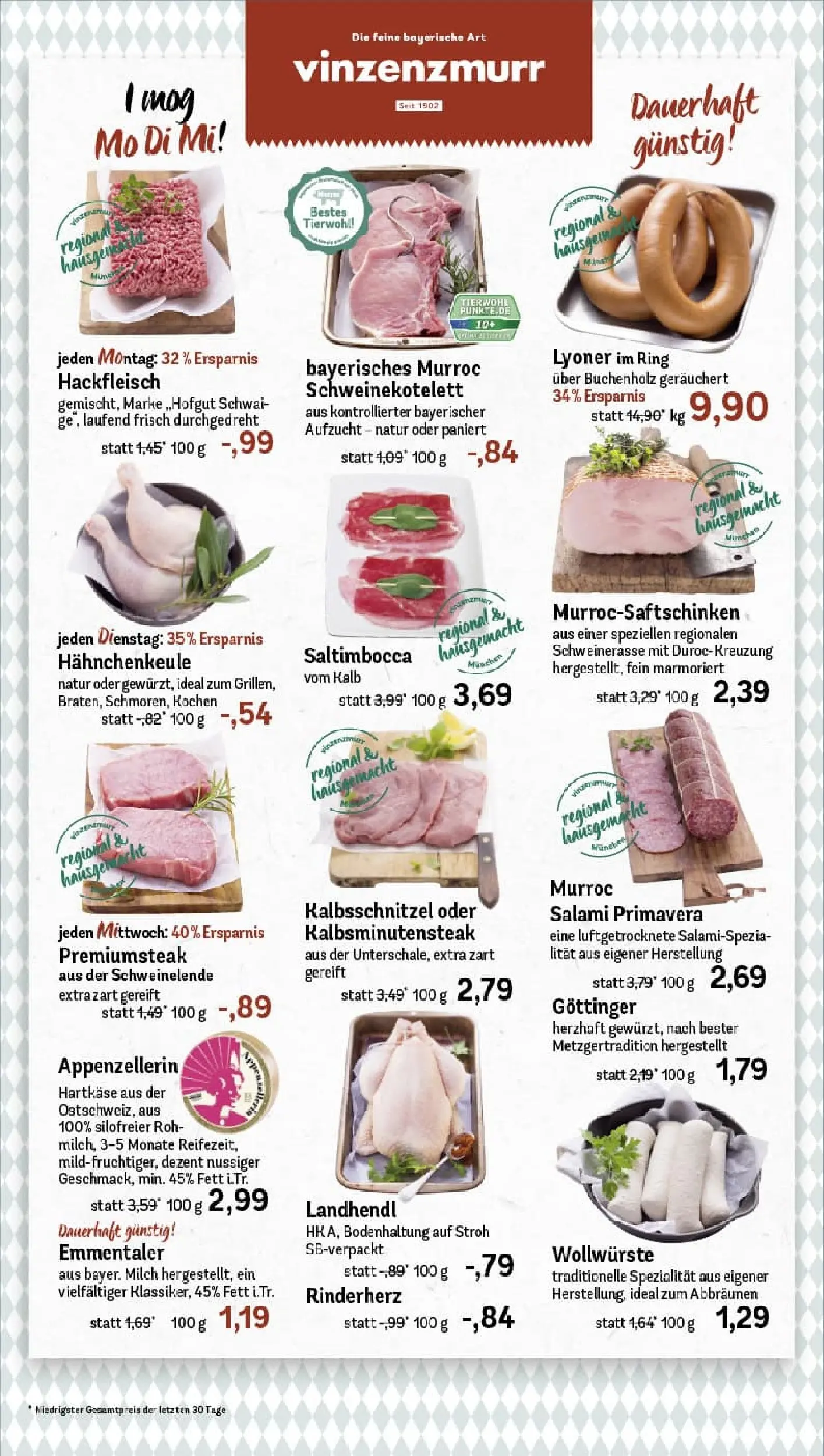 REWE Prospekt ab 19.10.2025 zum Blättern » Angebote | Seite: 10 | Produkte: Milch, Salami, Steak, Hackfleisch