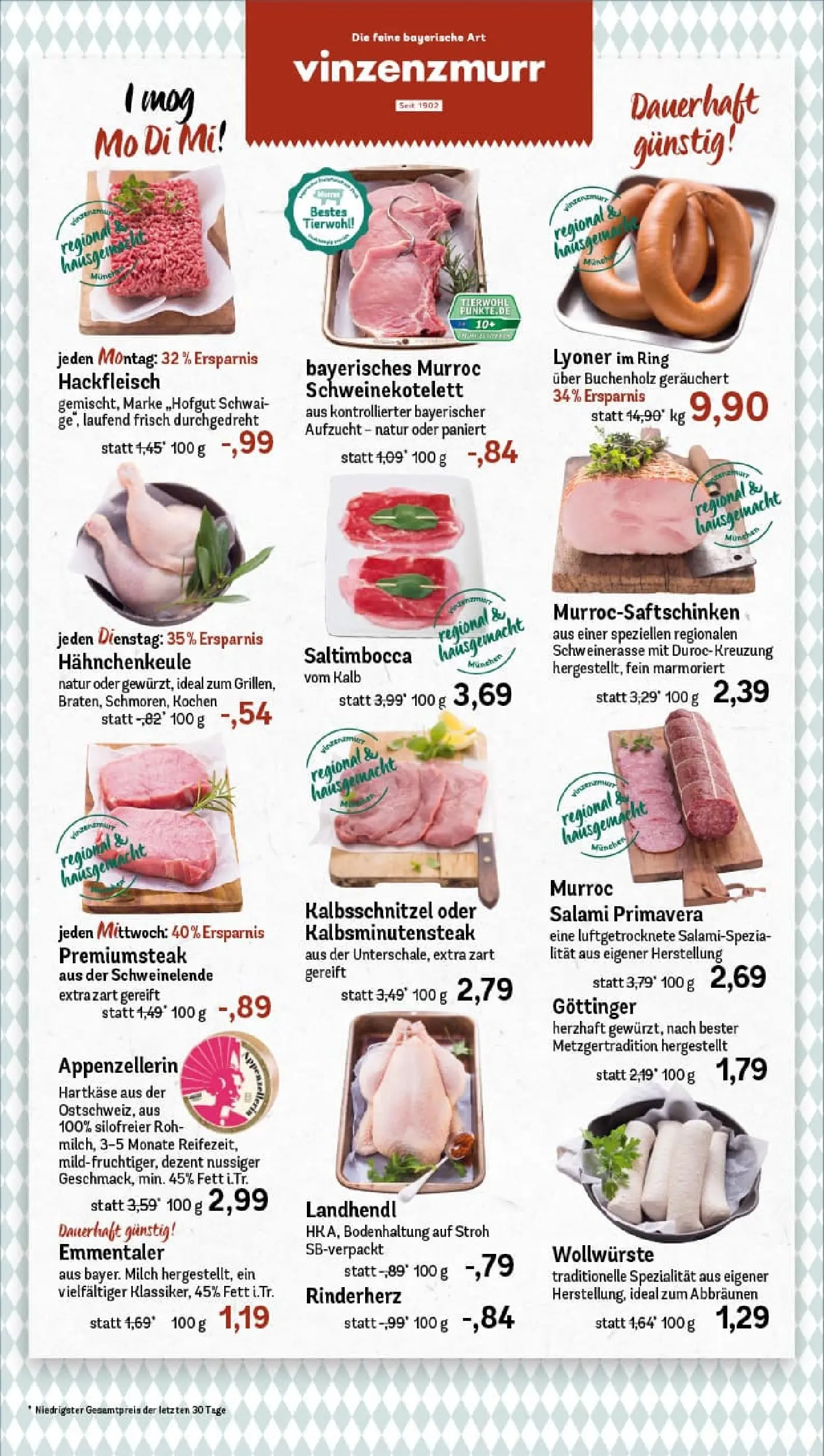 REWE Prospekt ab 19.10.2025 zum Blättern » Angebote | Seite: 10 | Produkte: Milch, Salami, Steak, Hackfleisch