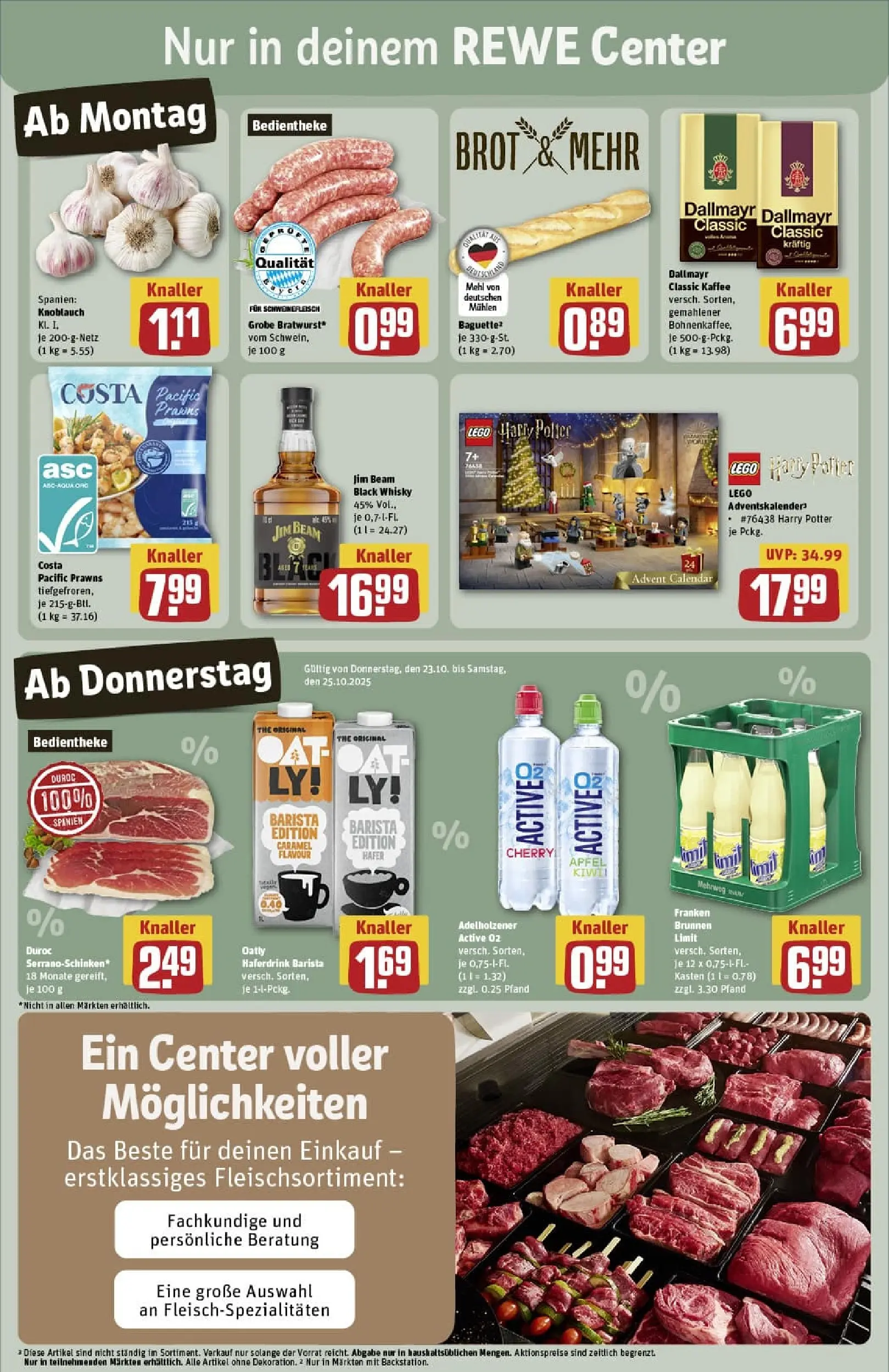 REWE Prospekt ab 19.10.2025 zum Blättern » Angebote | Seite: 5 | Produkte: Mehl, Kaffee, Dallmayr, Oatly