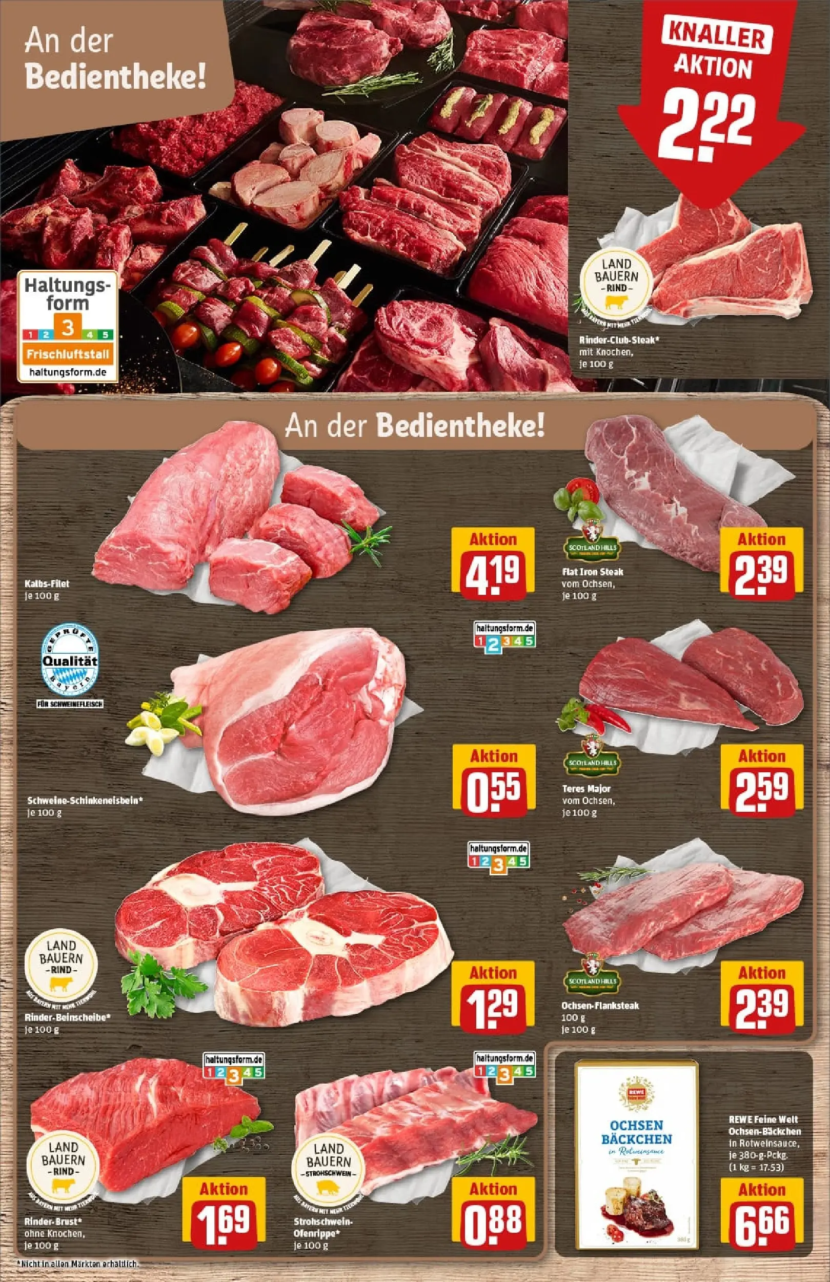 REWE Prospekt ab 19.10.2025 zum Blättern » Angebote | Seite: 11 | Produkte: Schweinefleisch, Steak
