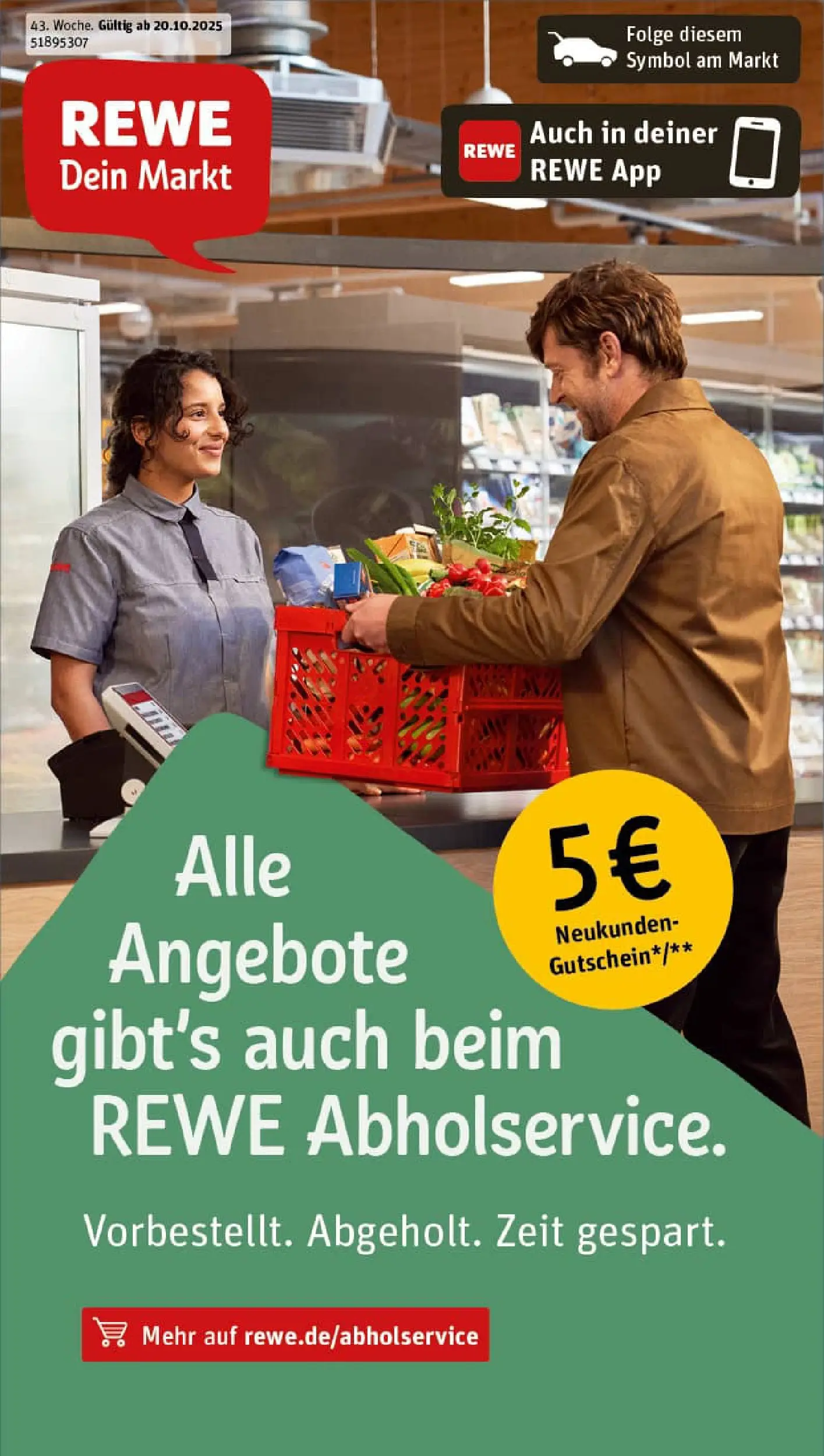 REWE Prospekt ab 19.10.2025 zum Blättern » Angebote | Seite: 1