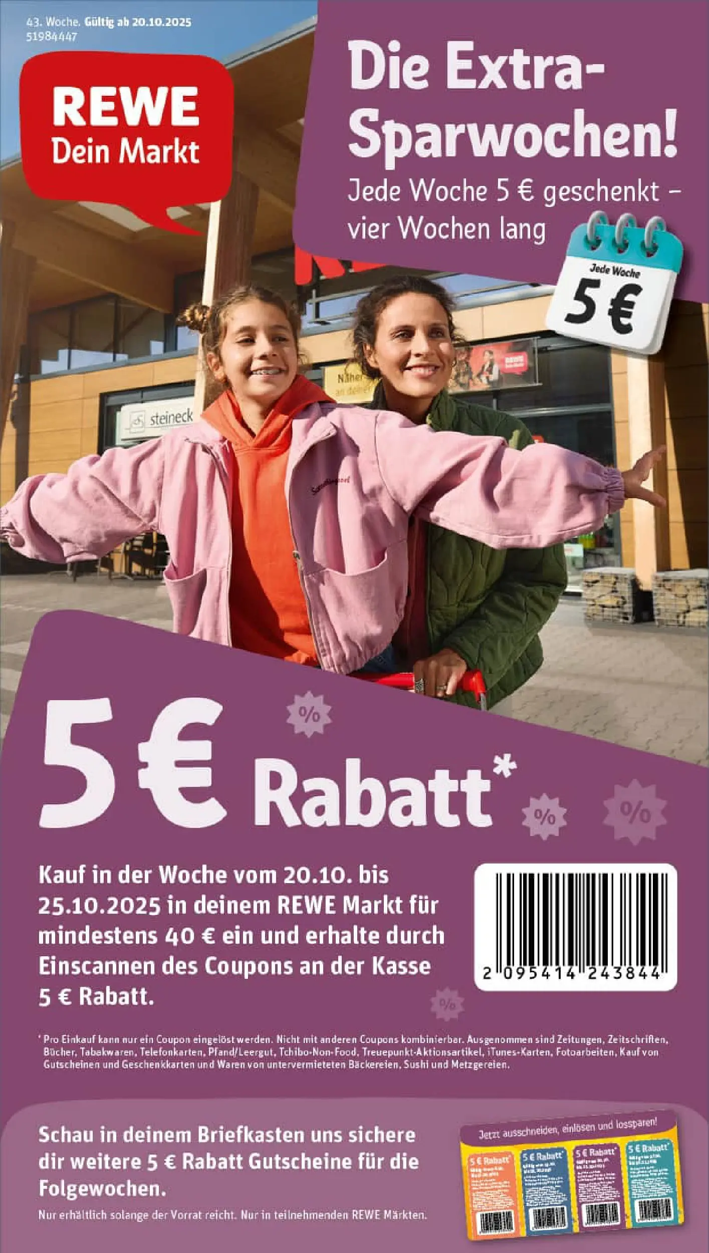 REWE Prospekt ab 19.10.2025 zum Blättern » Angebote | Seite: 1