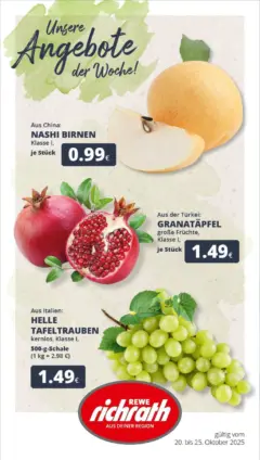 Rewe prospekt Bergheim	 ab 19.10.2025 gültig
