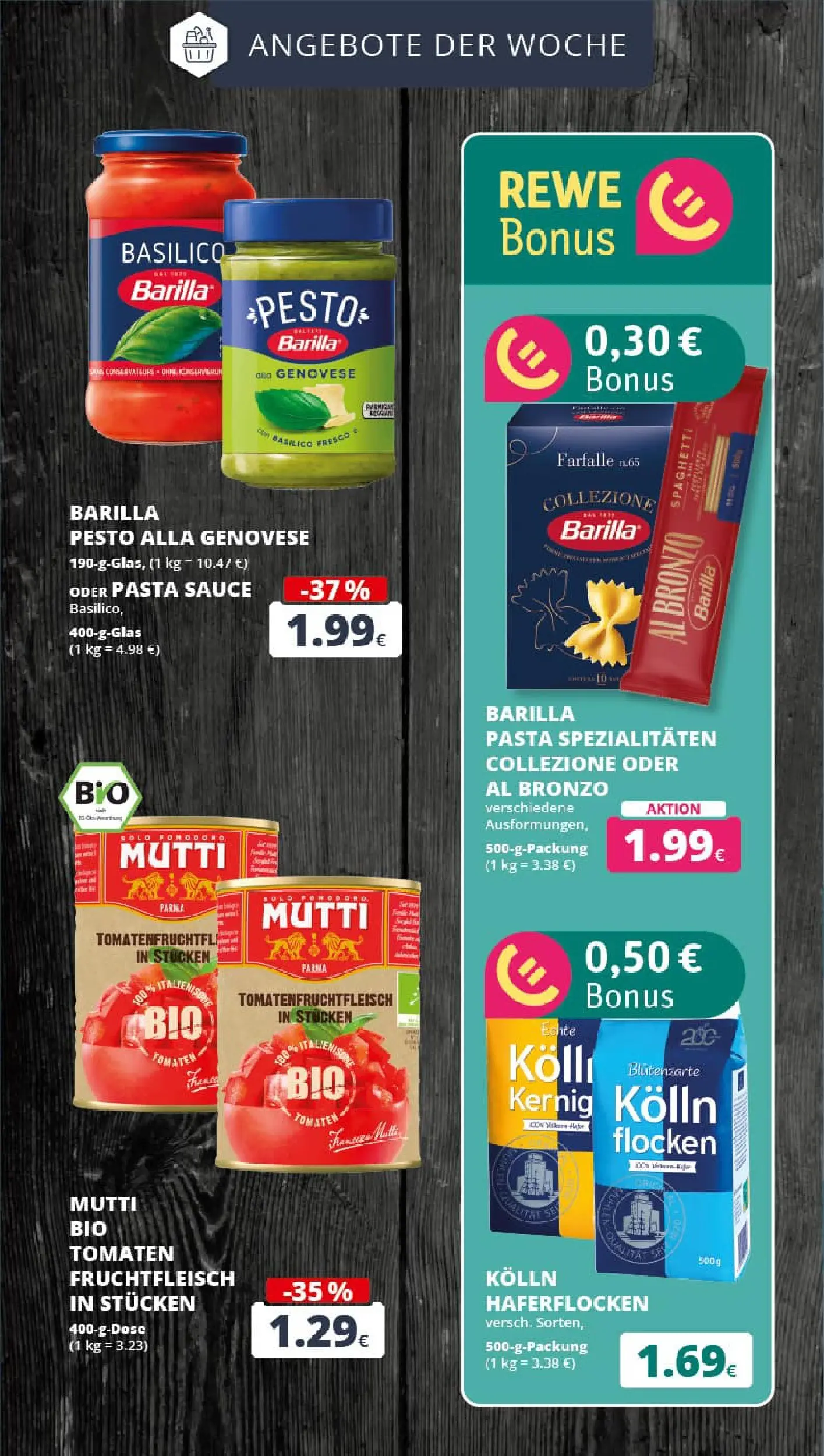REWE Prospekt ab 19.10.2025 zum Blättern » Angebote | Seite: 7 | Produkte: Kolln haferflocken, Barilla, Pasta, Flocken