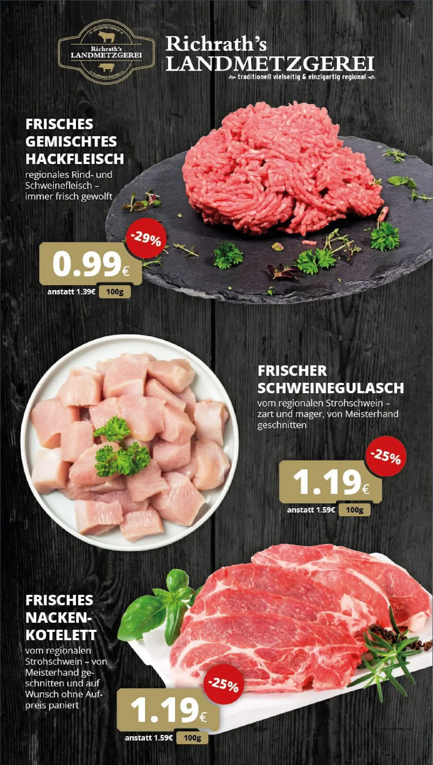 REWE Prospekt ab 19.10.2025 zum Blättern » Angebote | Seite: 11 | Produkte: Schweinegulasch, Schweinefleisch, Hackfleisch
