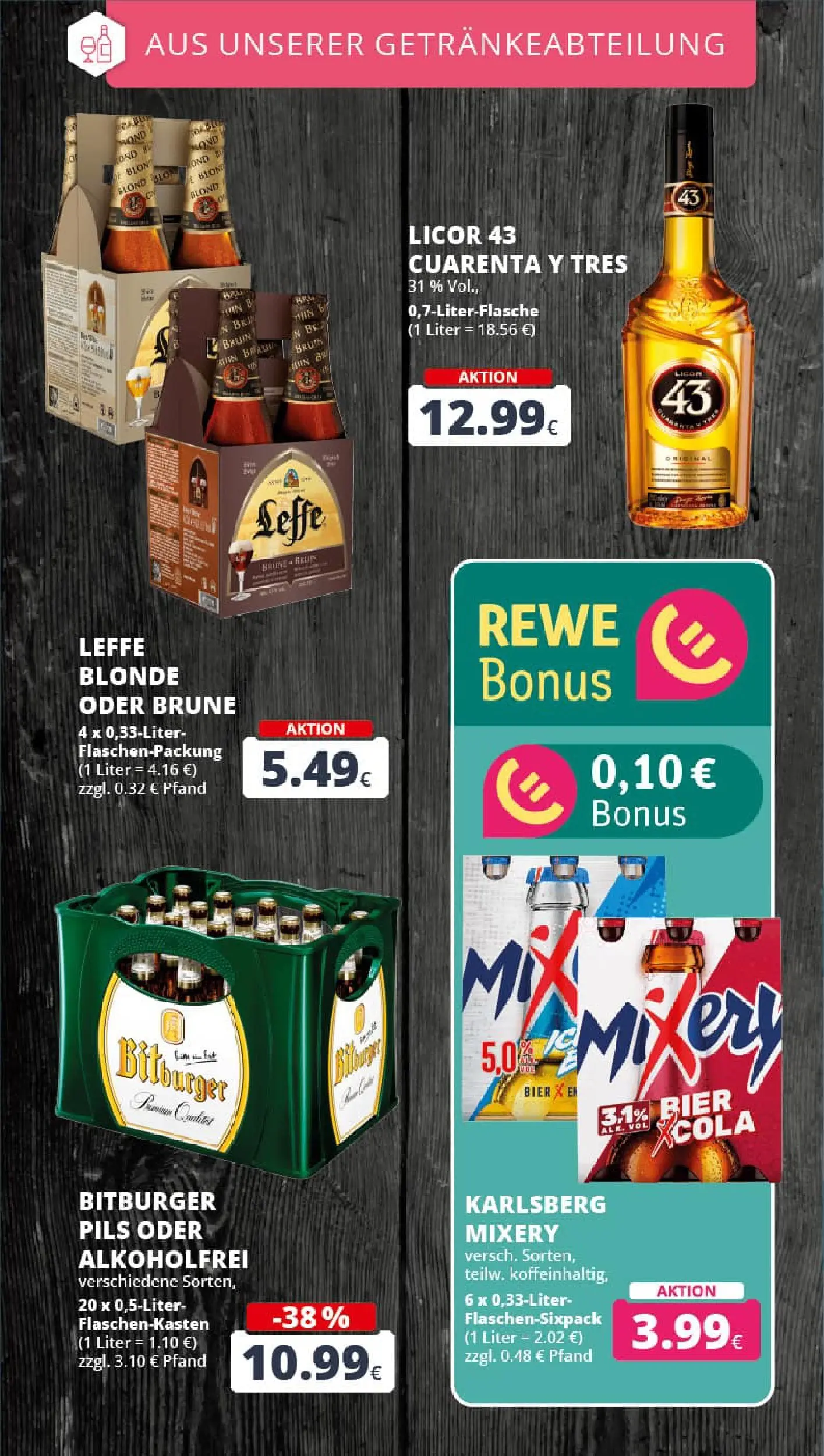 REWE Prospekt ab 19.10.2025 zum Blättern » Angebote | Seite: 20 | Produkte: Bitburger, Pils, Burger, Mixery