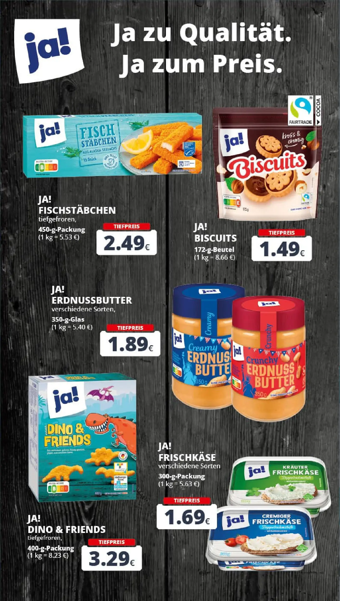 REWE Prospekt ab 19.10.2025 zum Blättern » Angebote | Seite: 22 | Produkte: Butter, Fisch, Fischstabchen, Frischkase