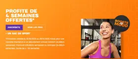 Profite de 4 semaines offertes