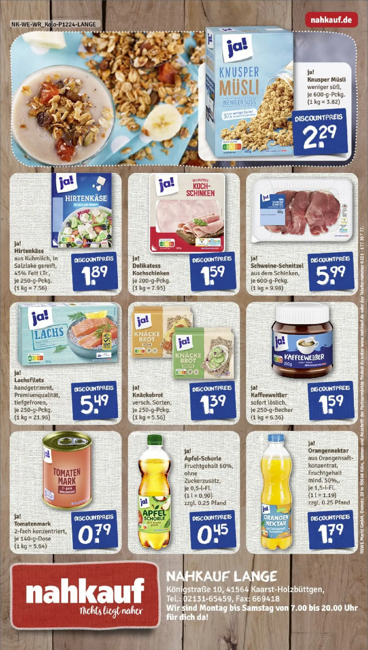 REWE Prospekt ab 19.10.2025 zum Blättern » Angebote | Seite: 8 | Produkte: Orangensaft, Zucker, Brot, Schinken