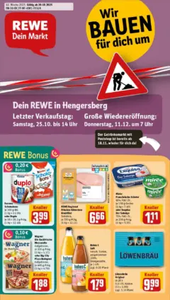 Rewe prospekt Hengersberg	 ab 19.10.2025 gültig