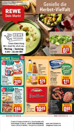 Rewe prospekt Essen	 ab 20.10.2025 gültig