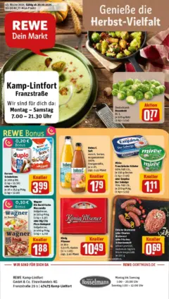 Rewe prospekt Kamp-Lintfort	 ab 19.10.2025 gültig
