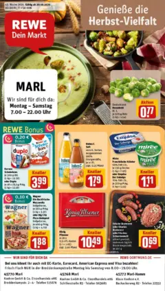 Rewe prospekt Marl	 ab 19.10.2025 gültig