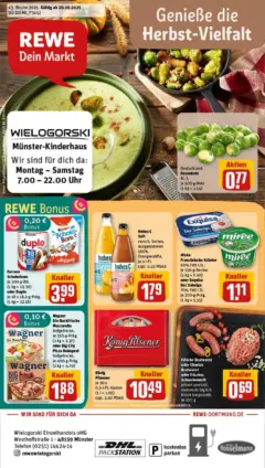 Rewe prospekt Münster	 ab 19.10.2025 gültig