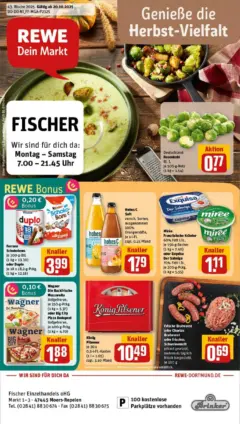 Rewe prospekt Moers	 ab 19.10.2025 gültig