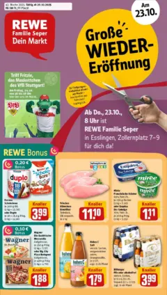 Rewe prospekt Esslingen	 ab 19.10.2025 gültig
