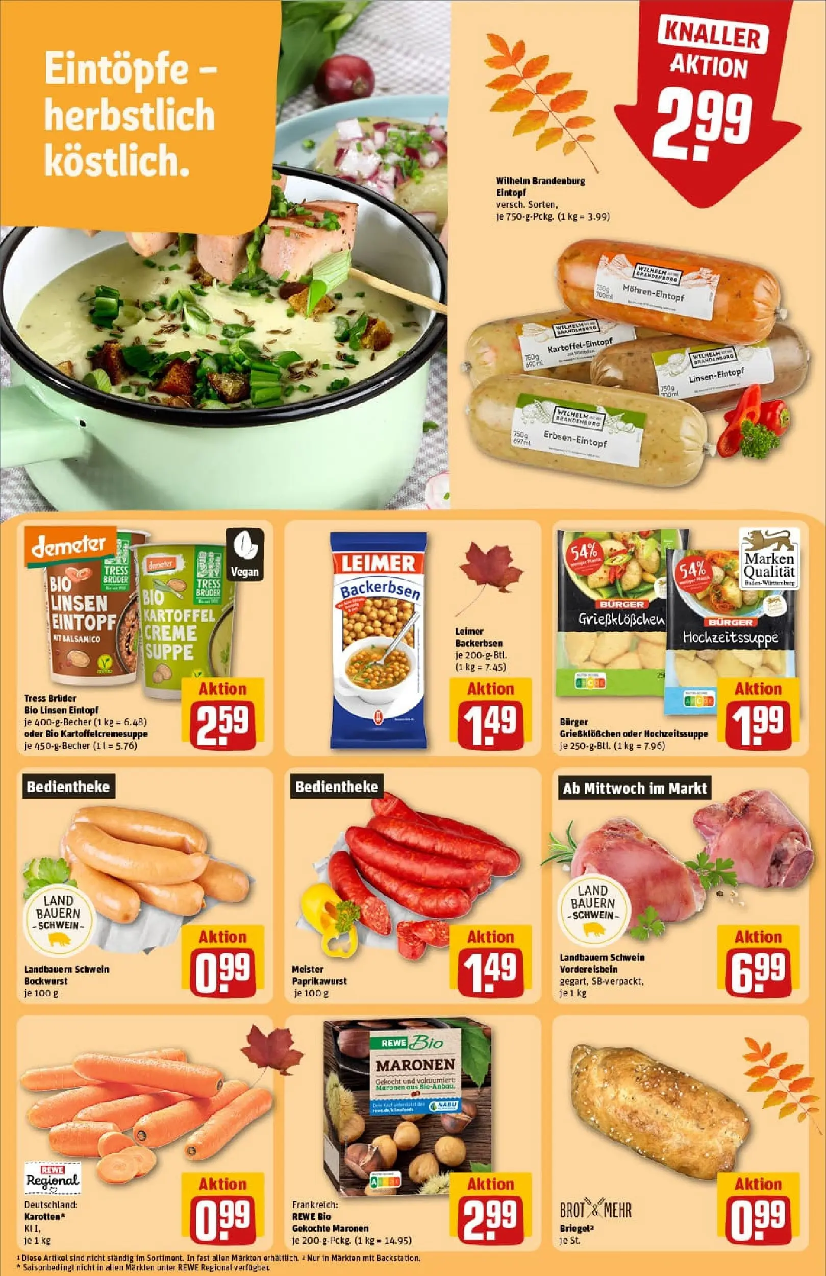 REWE Prospekt ab 19.10.2025 zum Blättern » Angebote | Seite: 20