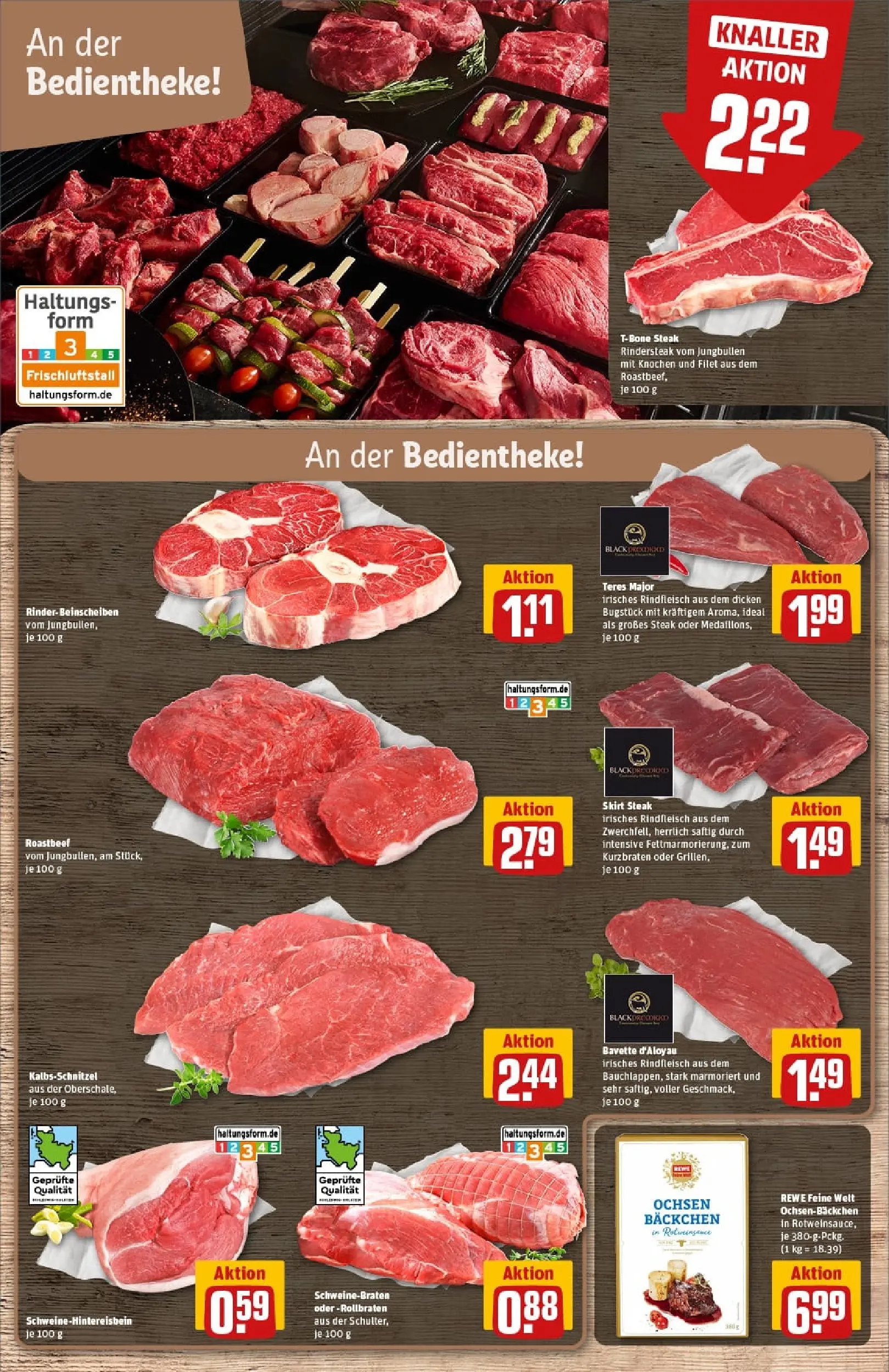 REWE Prospekt ab 19.10.2025 zum Blättern » Angebote | Seite: 11 | Produkte: Roastbeef, Rindfleisch, Steak