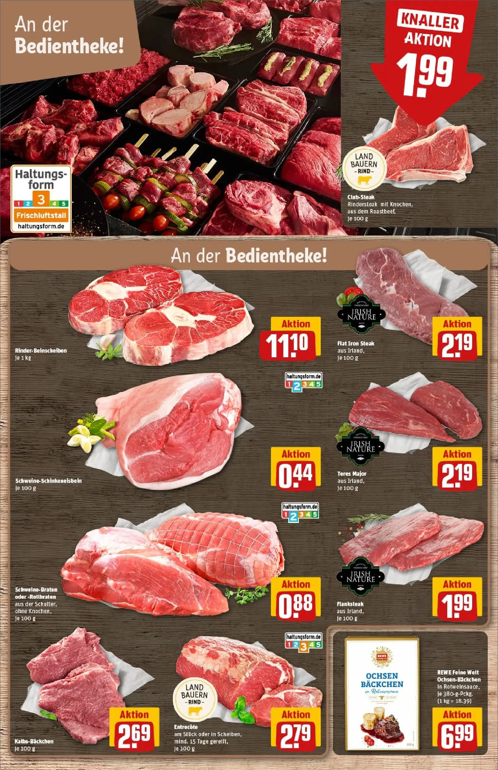 REWE Prospekt ab 19.10.2025 zum Blättern » Angebote | Seite: 11 | Produkte: Entrecote, Steak
